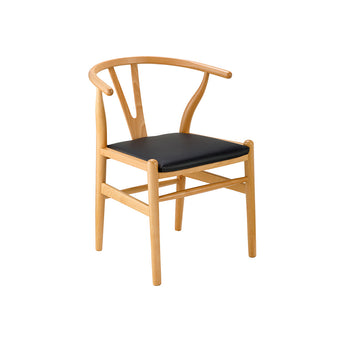 Silla De Comedor Wishbone Asiento PU