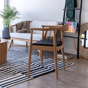 Silla Wallace Tapiz Negro