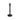 Candelabro Negro Irregular