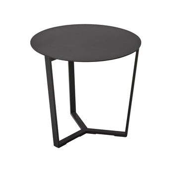 Mesa Lateral Altar Redonda Grande | METAL BLACK
