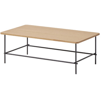 Mesa de Centro Rectangular TUBULAIRE | MIMA NEGRO 120x70 cm