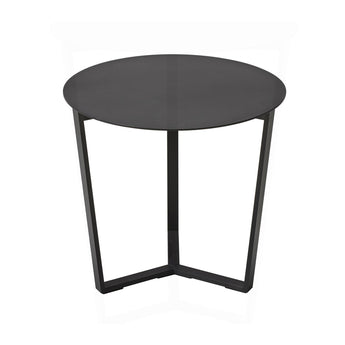 Mesa Lateral Altar Redonda Pequeña | METAL Black