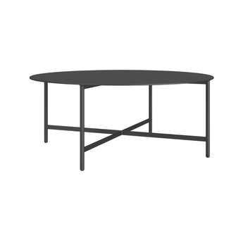 Mesa de Centro Circular X 80 cm | METAL BLACK