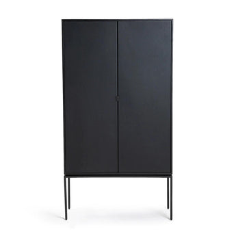 Armario 87 LUXE 2 Puertas Abedul Metal Black