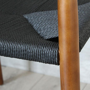 Silla Wegner Asiento Negro Réplica